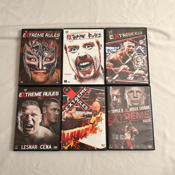 WWE Other - WWE DVDs Extreme Rules 2009-2014 Lot Of Six.